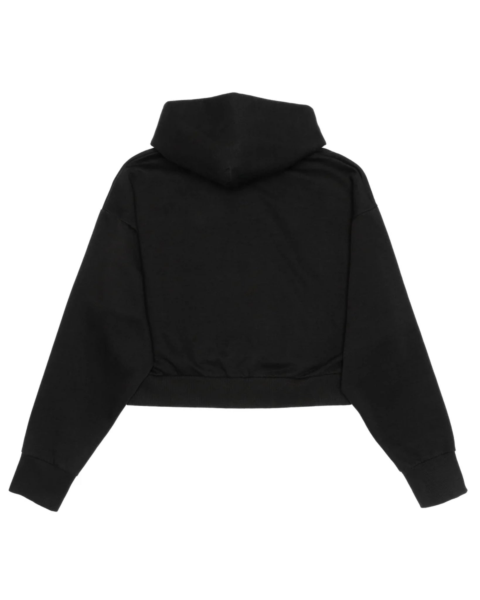 CROPPED Drop Shoulder Zip Hoodie