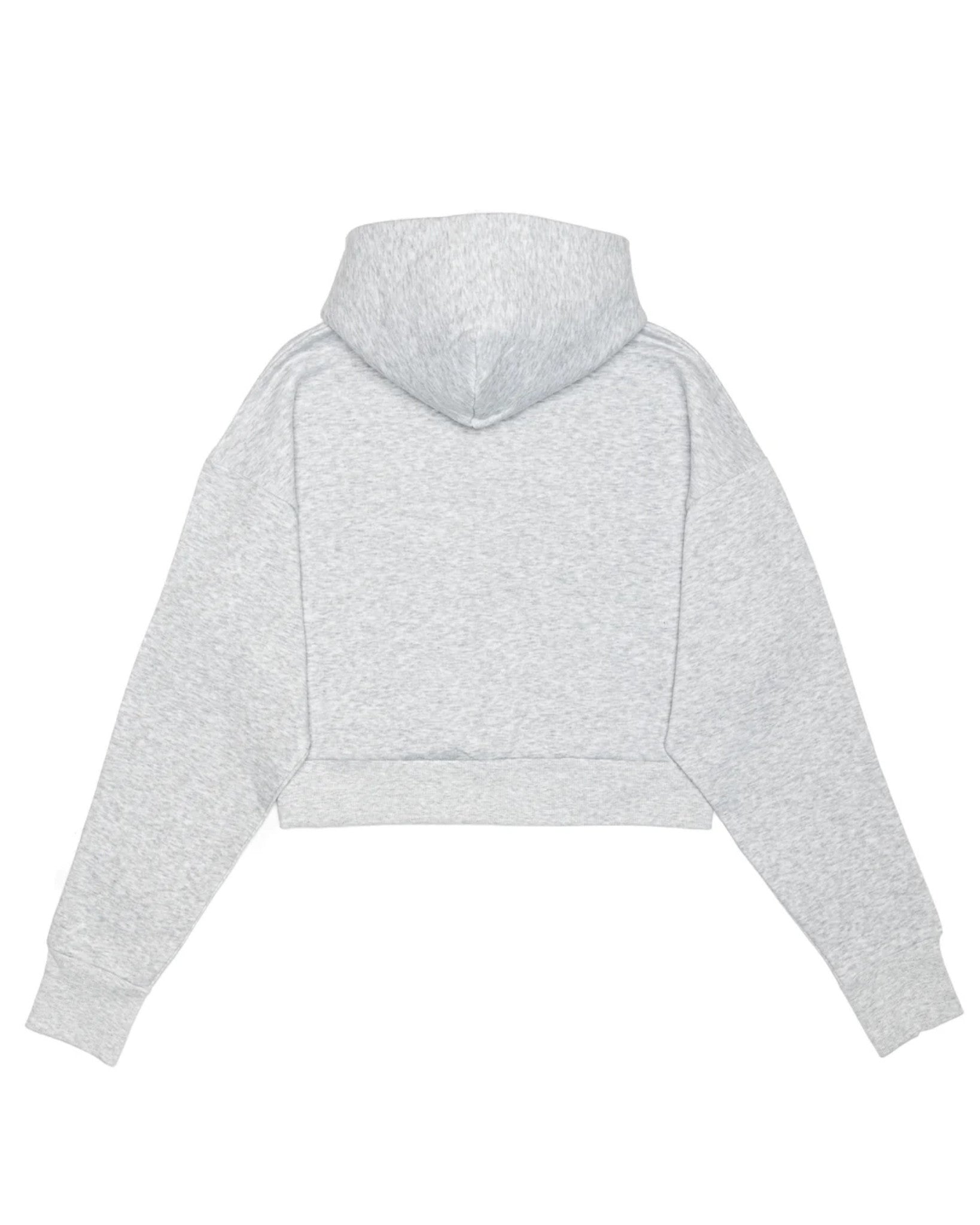 CROPPED Drop Shoulder Zip Hoodie