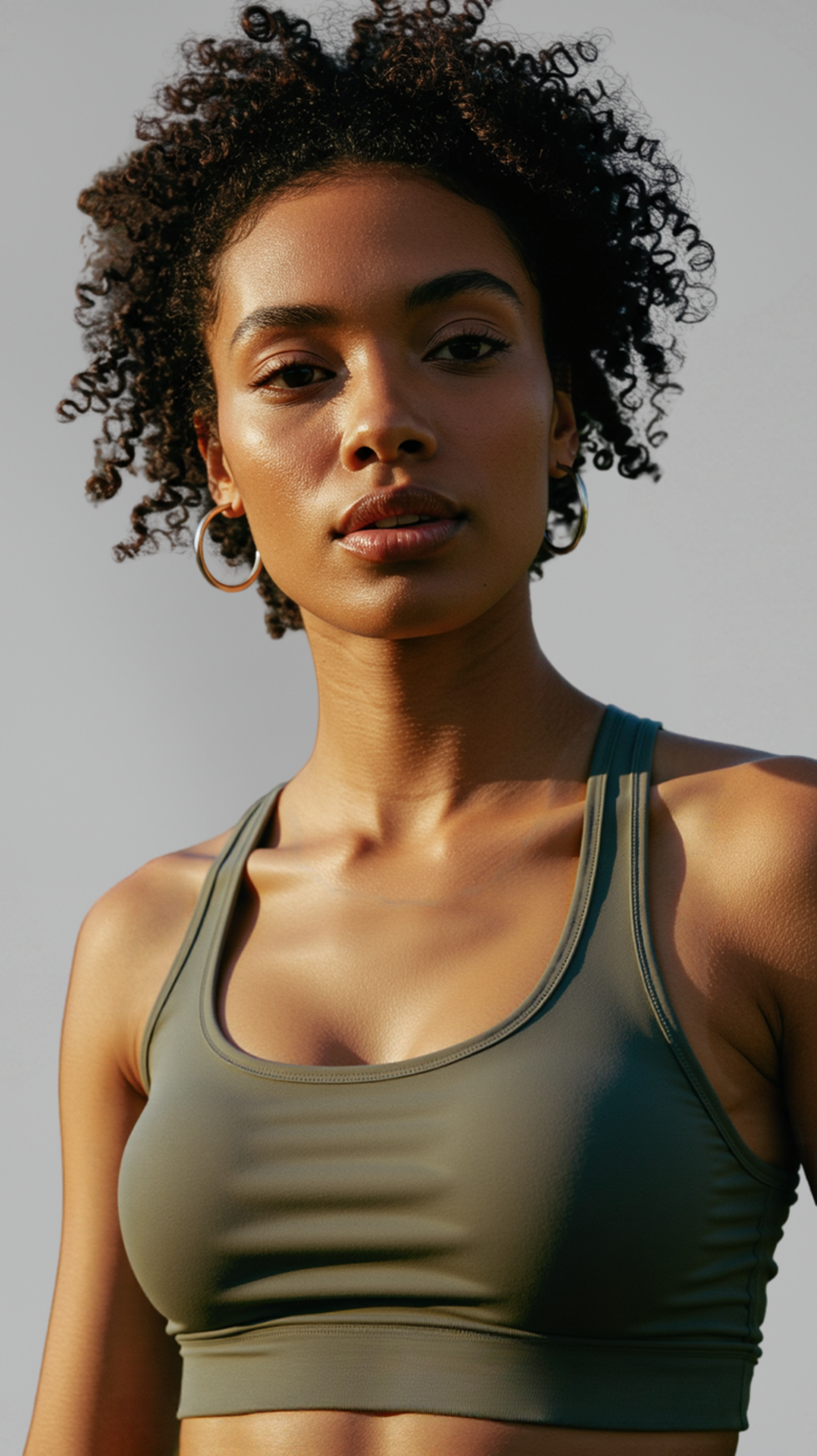 Elevate Olive Racerback Bra