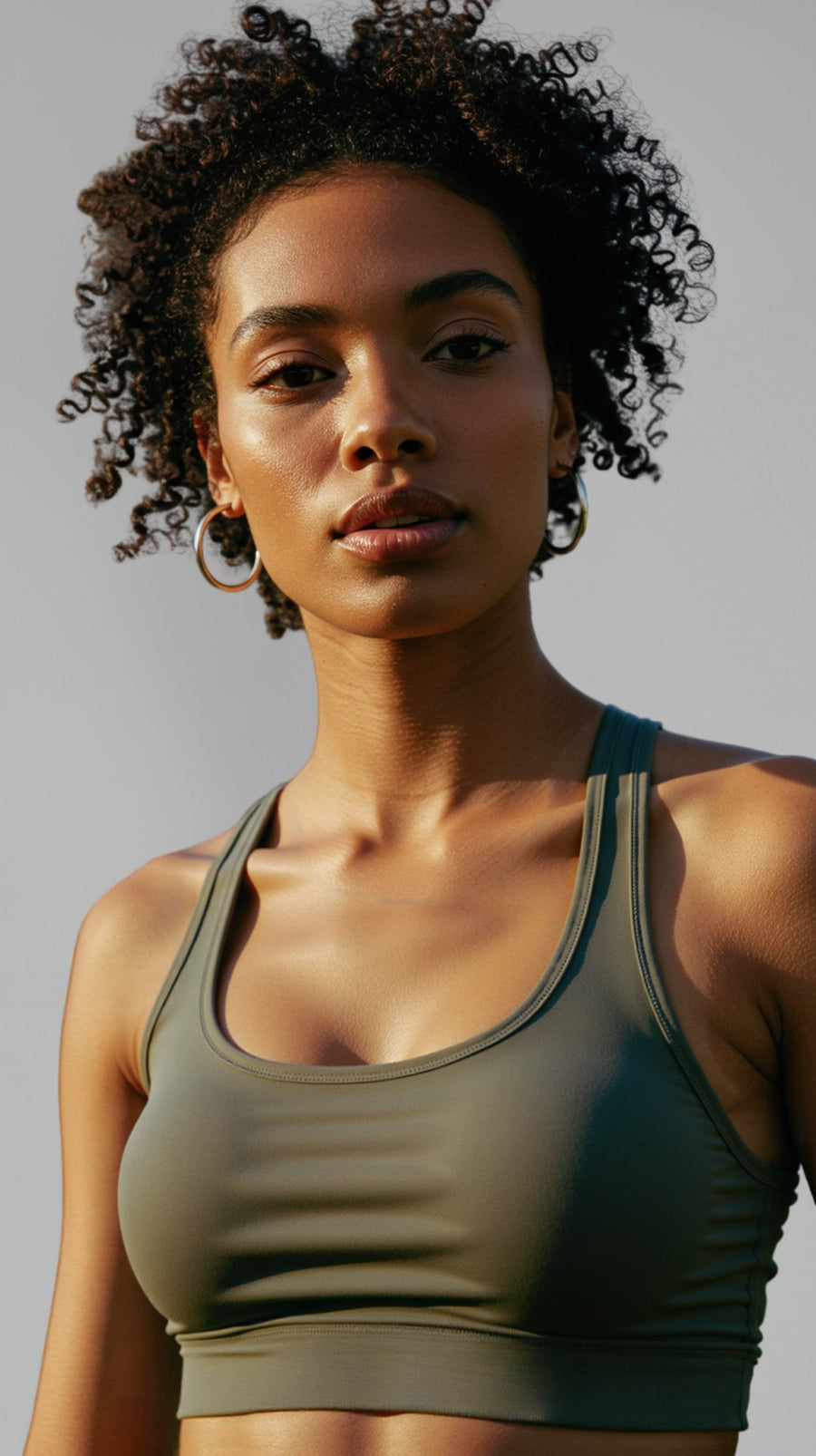 Dusty Mauve + Olive bra